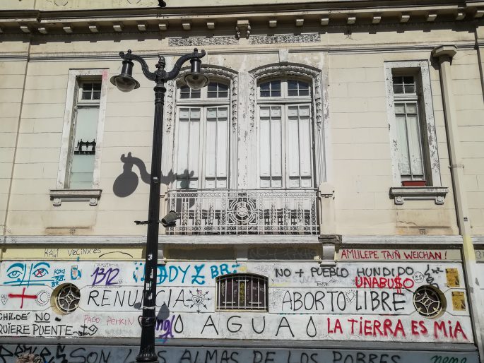 Graffiti in Santiago