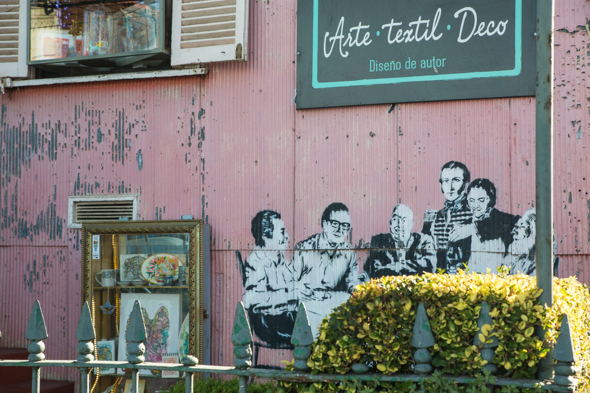 Straßenkunst in Valparaiso