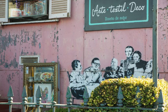 Straßenkunst in Valparaiso