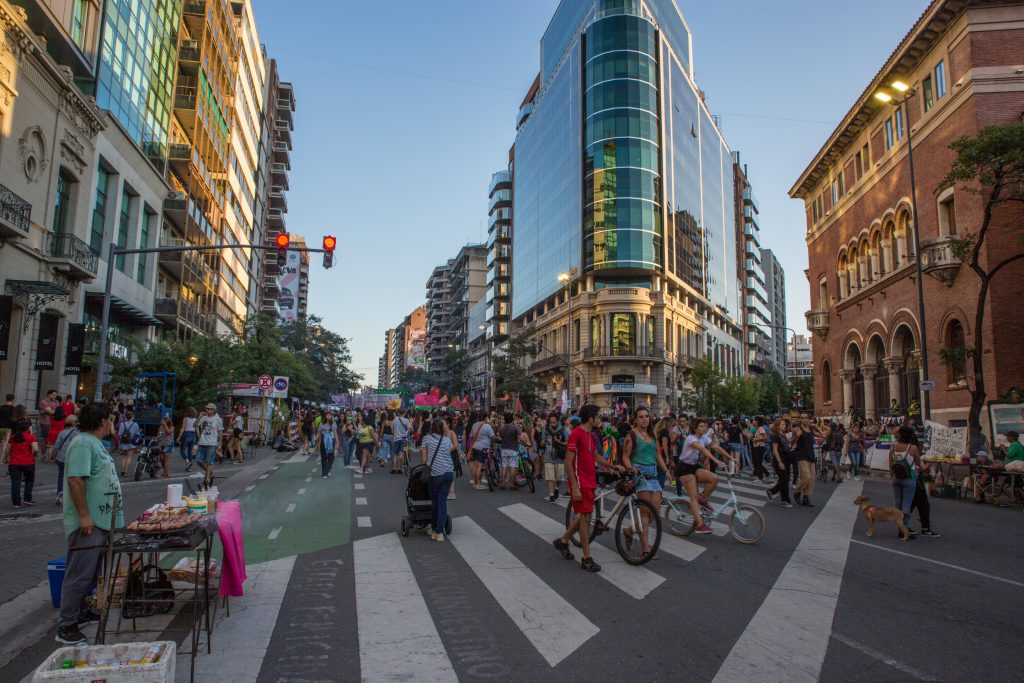 Proteste für die Legalisierung von Abtreibungen in Argentinien