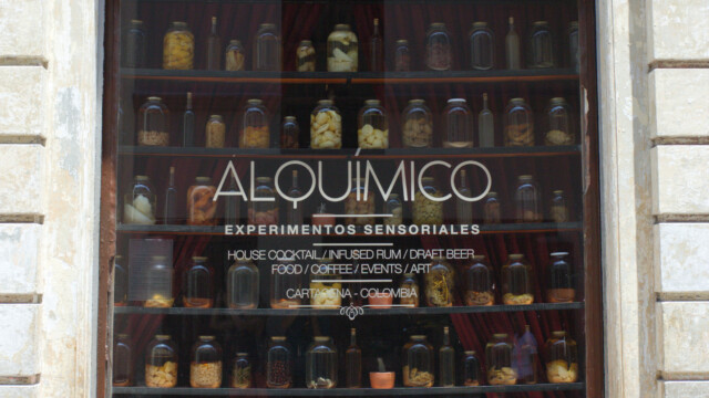 Schaufenster in Cartagena