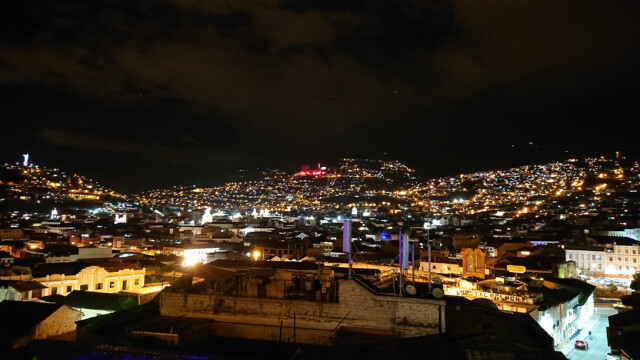 Blick über Quito