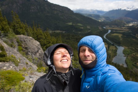 Helena und Tobi im Wind