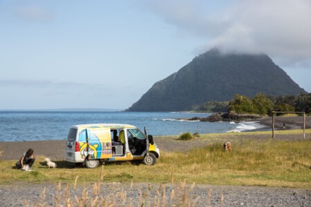 Campervan vor Meer