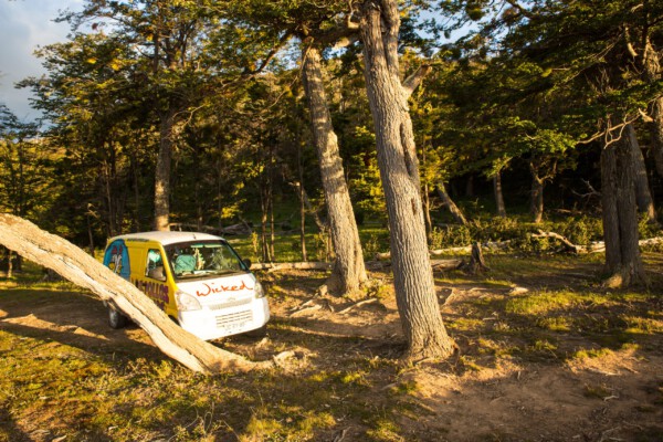Campervan am Lago Blanco