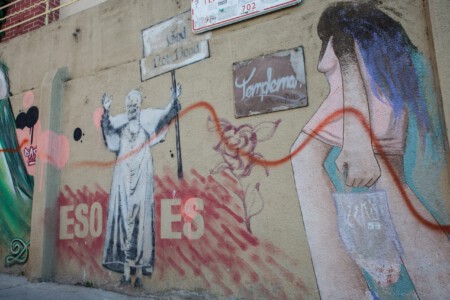 Straßenkunst in Valparaiso