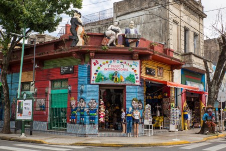 Straßenecke in La Boca