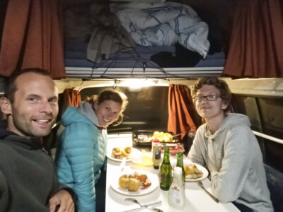 Dinner im Van