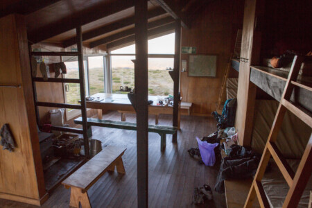 Hütte von innen