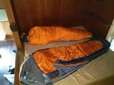 Helena im Schlafsack