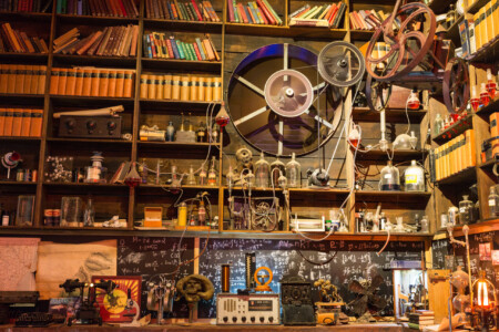 Ausstellungsraum im Steampunk Headquarter